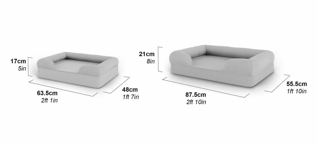 Dimensiones de la cama para gatos de espuma con memoria