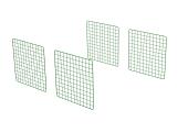 Paneles de extensión de recinto para conejos Zippi - altura simple - pack de 4