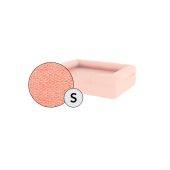 Omlet cama de espuma con memoria para perros pequeña en color rosa melocotón