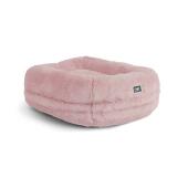Soft Maya donut cat bed blush pink