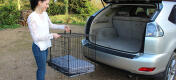 La jaula Fido Classic de Omlet es fácil de montar y transportar, ideal para llevarla en el coche