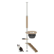 Freestyle árbol para gatos de interior de suelo a techo el rascador
