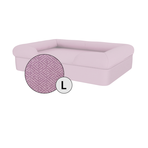 Omlet cama de espuma con memoria para perros grande en color lila lavanda