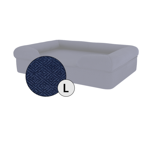 Omlet cama de espuma con memoria para perros grande en azul noche
