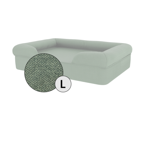 Omlet cama de espuma con memoria para perros grande en verde salvia