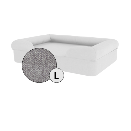 Omlet cama de espuma con memoria para perros grande en gris piedra