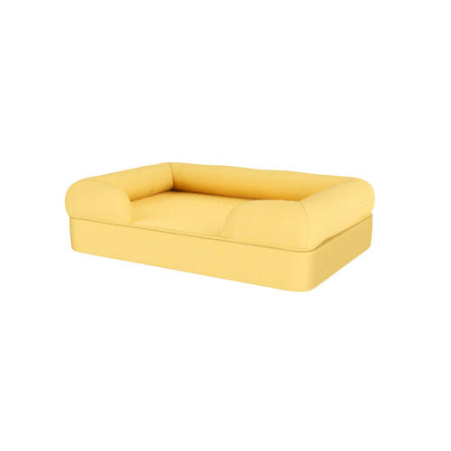 La cama amarilla para perros de Omlet