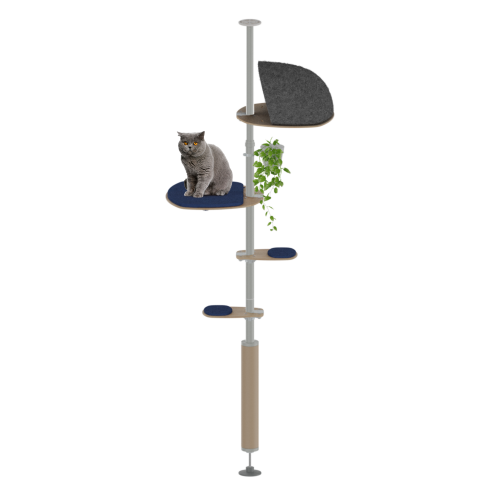 Freestyle árbol para gatos de interior de suelo a techo the sleeper kit