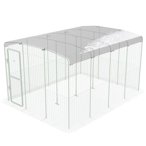Cubierta transparente para corral 3x4