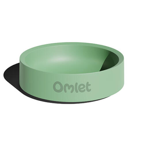 Cuenco mediano para perro verde salvia diseñado por Omlet