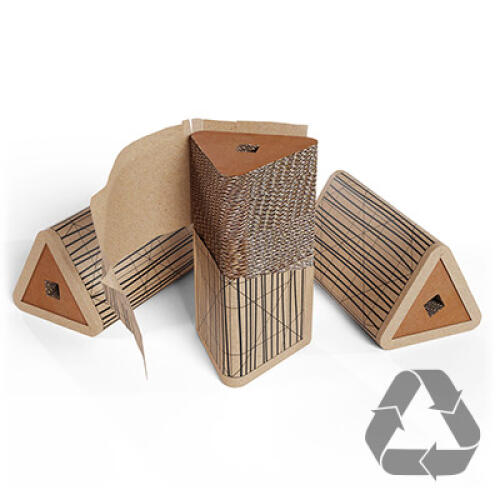 Paquete de recambio de cartón reciclable para el rascador alto para gatos Stak 
