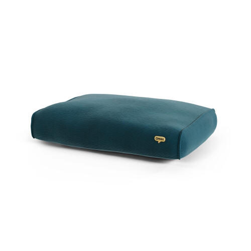 Cojín cama para perro - edición limitada - pana verde azulado