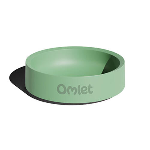 Cuenco pequeño para perro verde salvia diseñado por Omlet