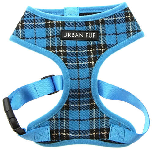 Arnés para perros urban pup blue tartan