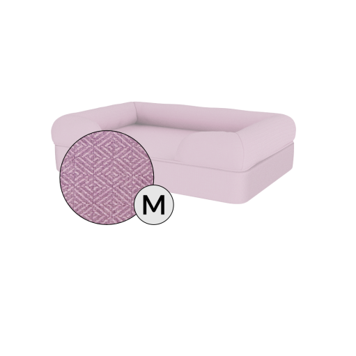 Omlet cama de espuma con memoria para perros mediana en color lila lavanda
