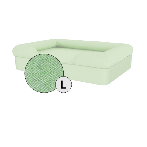 Omlet cama de espuma con memoria para perros grande en verde matcha