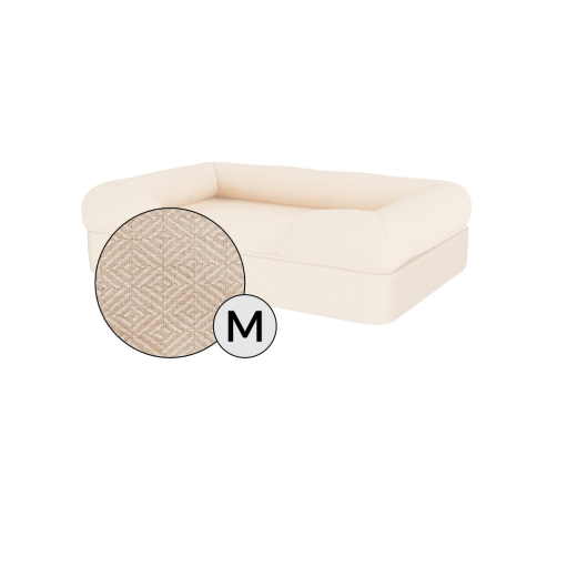 Omlet cama de espuma con memoria para perros de tamaño mediano en color beige natural