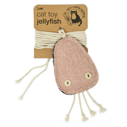 Omlet medusa de juguete para gatos