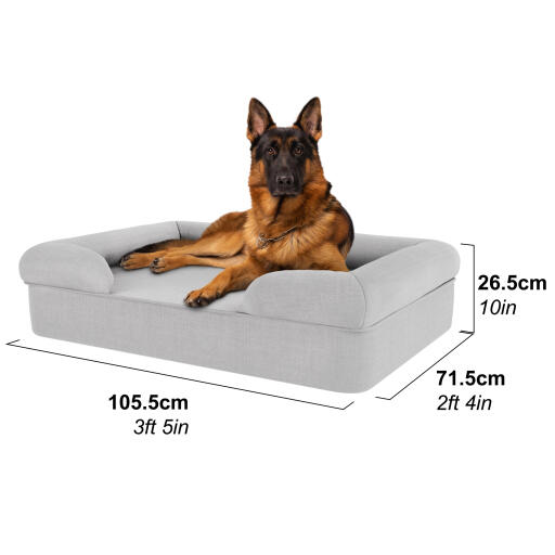 Dimensiones de la cama para perros grande