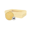 Omlet cama de espuma con memoria para perros de tamaño mediano en amarillo suave