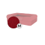 Omlet cama de espuma con memoria para perros mediana en rojo merlot