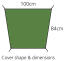 Eglu Go diagrama de la cubierta de alta resistencia de 1m
