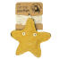 Estrella de mar de juguete con hierba gatera
