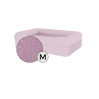 Omlet cama de espuma con memoria para perros mediana en color lila lavanda