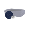 Omlet cama de espuma con memoria para perros de tamaño mediano en azul noche